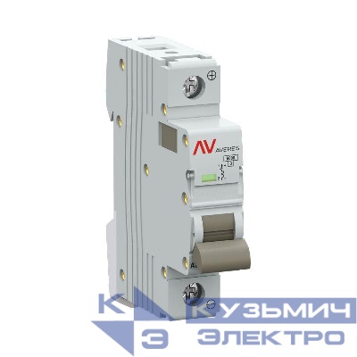 Выключатель автоматический модульный 1п C 3А 6кА AV-6 AVERES EKF mcb6-DC-1-03C-av