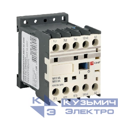 Мини-контактор МКЭ 6А кат. 400В AC 1НО PROxima EKF Mctr-s-6-400
