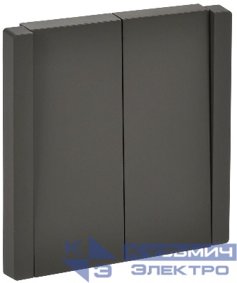 Выключатель перекрестный 2-кл. СП FORTE&PIANO 10А FP309 сер. IEK FP-V23-0-10-1-K03