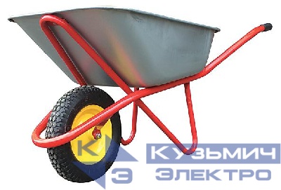 Тачка строительная 110л грузоподъемность 220кг Профи FIT 77612