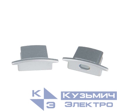 Набор аксессуаров UFE-N01 SILVER B POLYBAG для алюм. профиля заглушки 4шт пластик серебр. Uniel UL-00000620