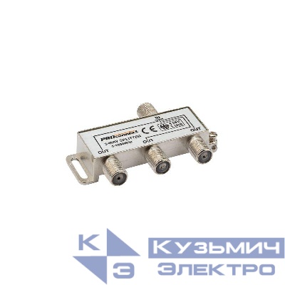 Делитель ТВ "краб" х 3 под F разъем 5-1000МГц PROCONNECT 05-6022