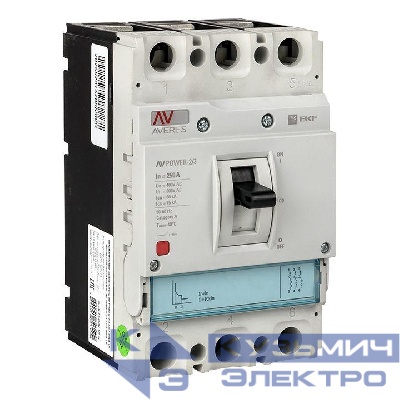 Выключатель автоматический 250А 80кА AV POWER-2/3 TR AVERES EKF mccb-23-250H-TR-av