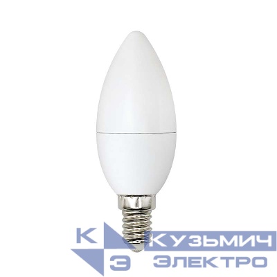 Лампа светодиодная LED-C37-6W/WW+NW/E14/FR PLB01WH Bicolor 6Вт свеча матовая тепл. бел. E14 (упак. картон) Uniel UL-00001570