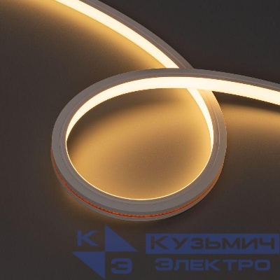 Лента светодиодная MOONLIGHT-TOP-X320-13х12mm 24V Warm 3000К 5Вт/м IP67 sauna wire x2 вывод вниз герметичная (уп.15м) Arlight 051130