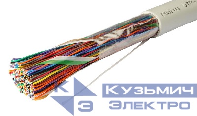 Кабель витая пара UTP (U/UTP) кат.3 50 пар 24 AWG ОЖ solid PVC нг(А)-LS Cabeus 7282c