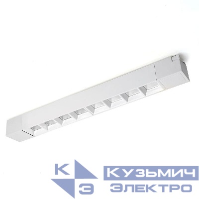 Светильник светодиодный трековый AL130 LensLine 20Вт 4000К 1800лм 60град. на шинопровод бел. FERON 48371