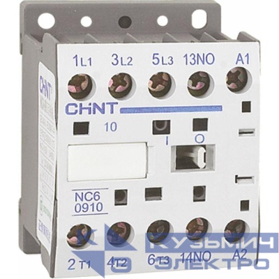 Контактор NC6-0601 6А кат. 230В AC 1НЗ (R) CHINT 247341