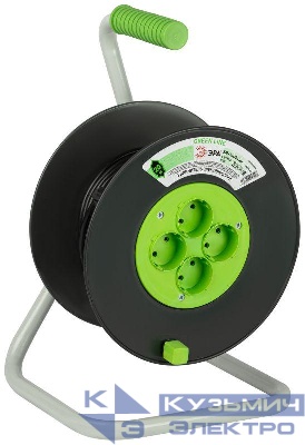 Удлинитель на пластик. катушке 4х20м без заземл. KAT-2x0.75-20m Greenline ПВС 2х0.75 Эра Б0065069