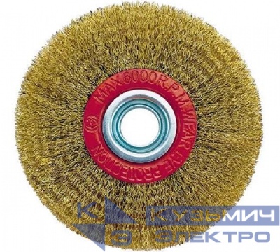 Diamond Industrial Корщетка для точила 180х32/25,4/22,2/19/15,88/12,7 мм мягкая латунированная проволока 0,3 мм Diamond Industrial 0