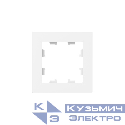 Рамка 1-м Эпика пластик бел. EKF UP1-FPW-01