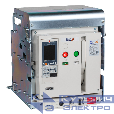 Выключатель автоматический 3п 3200А 100кА OptiMat A 3200 S4 3P 100 D MR8.0 BH C0000 M0 P05 S1 03 КЭАЗ 350220