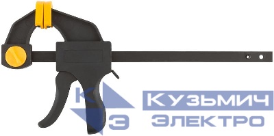 Струбцина нейлоновая пистолетная 200х395х70мм FIT 59271