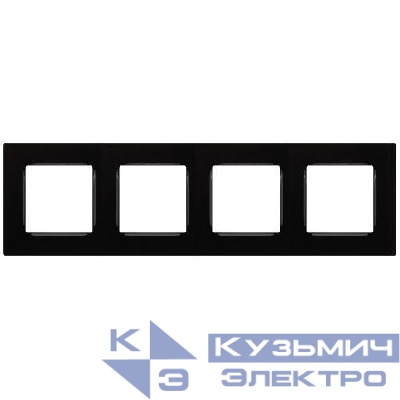 Рамка 4-м 12-5204-06 Классик черн. Эра Б0067718