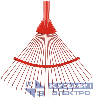 Грабли веерные проволочный зуб 22 зуба 400мм FIT 77004
