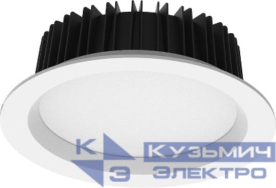 Светильник светодиодный AL265 15Вт 4000К 1200лм 90град. встраив. с драйвером в комплекте бел. FERON 41616