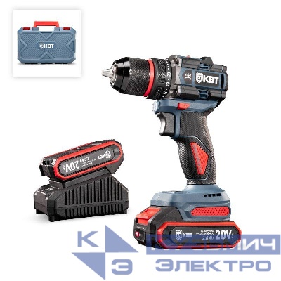 Шуруповерт аккумуляторный бесщеточный DB-20-13 серия ПРОФИ КВТ 102588
