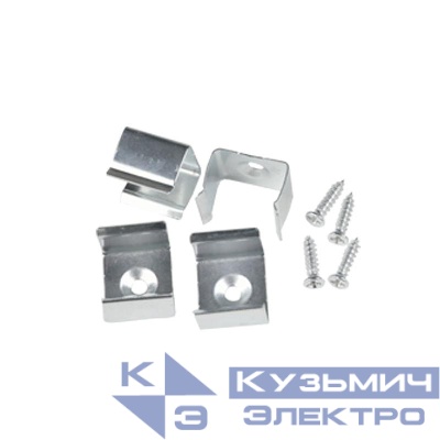 Набор аксессуаров UFE-N10 SILVER B POLYBAG для алюм. профиля заглушки 4шт пластик серебр. Uniel UL-00000630