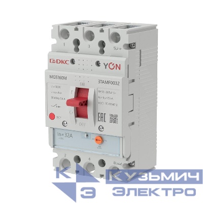 Выключатель автоматический MGS160 3P 25 6-32A 25kA YON MGS160M-3TAMF0032