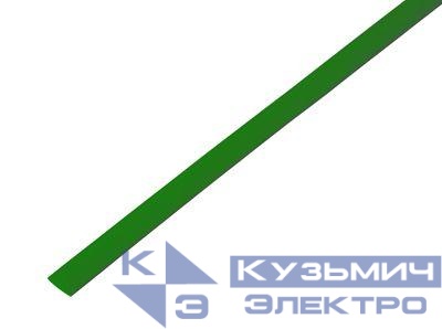 Трубка термоусадочная 6.0/3.0 1м зел. REXANT 20-6003