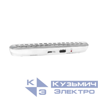 Фонарь-светильник аккумуляторный Accu91-L30-wh аварийный бел. JazzWay 2850041
