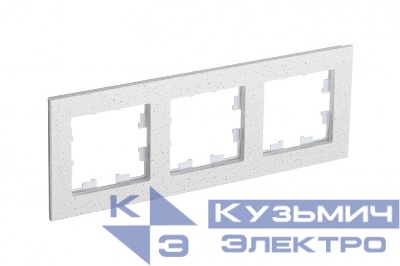 Рамка 3-м AtlasDesign Nature мрамор крем роял SE ATN343103