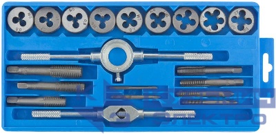 Лерки-метчики для мягкого металла 20шт пластиковый кейс FIT 70780