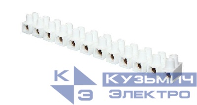 Колодка клеммная 25кв.мм 60А полистирол бел. PROxima EKF plc-KK-25-60-ps-w