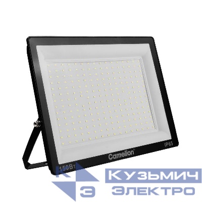 Прожектор LFL-15003 C02 (LED SMD 150Вт 15000лм 230В 6500К 300х252х34) черн. Camelion 16329