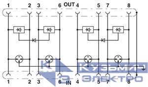 Устройство защиты от перенапряжений DT-LAN-CAT.6+ Phoenix Contact 2881007