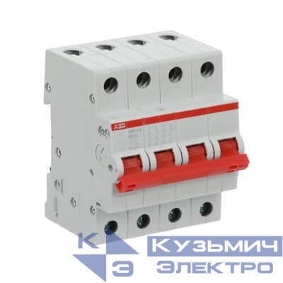 Рубильник 4п SHD204/63 ABB 2CDD274111R0063