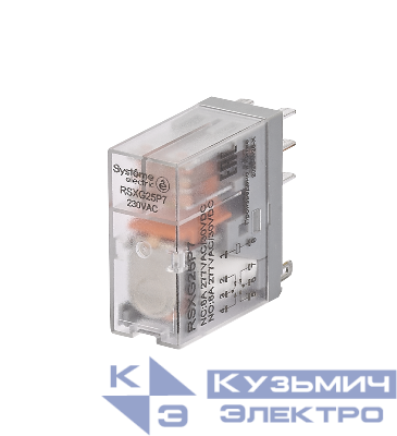 Реле 8А 2перекл. 230В AC SE RSXG25P7
