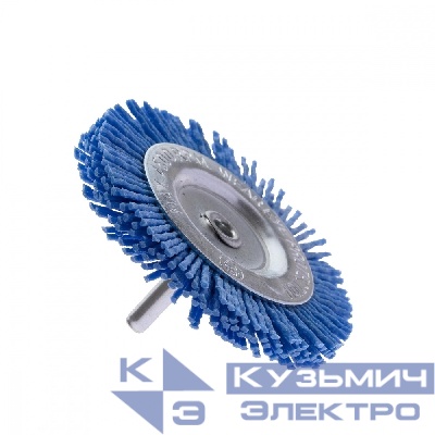 Diamond Industrial Корщетка дисковая 75 мм хвостовик 6 мм нейлон абразивный 1,4 мм DIDSHN75 Diamond Industrial