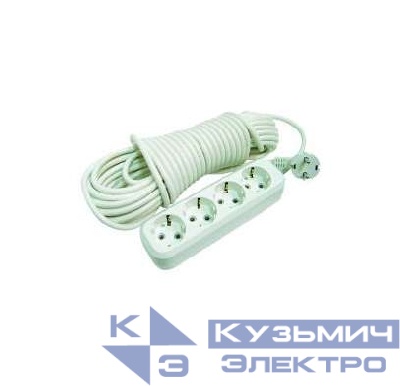 Удлинитель 4х10м с заземл. 16А IP20 Makel MGP158