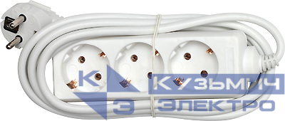 Удлинитель 3х5м 10А IP20 71 453 NPE-S1-03-500-E-3х0.75 3х0.75 кит Navigator 71453