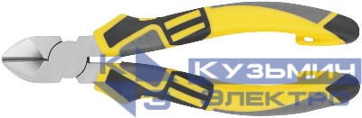 Бокорезы "Смарт" трехцветные прорезиненные ручки никелевое покрытие 180мм FIT 50662