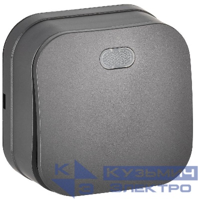 Выключатель 1-кл. ОП GLORY ВС20-1-1-ХСм 10А с индикацией сталь матов. IEK EVH11-K46M-10