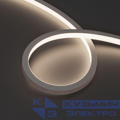 Лента светодиодная MOONLIGHT-TOP-X320-13х12mm 24V Day 4000К 5Вт/м IP67 sauna wire x1 вывод вниз герметичная (уп.5м) Arlight 051132