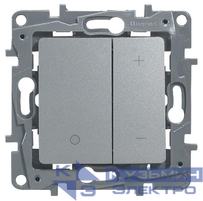 Механизм светорегулятора нажимного СП Etika 400Вт алюм. Leg 672418