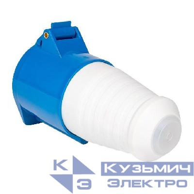 Розетка кабельная 32А 220В 2P+E IP44 (223) EKF ps-223-32-220