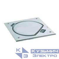 Основа с крышкой на защелке KGE без роз. K45 нерж. сталь Simon Connect KSE0-23-72