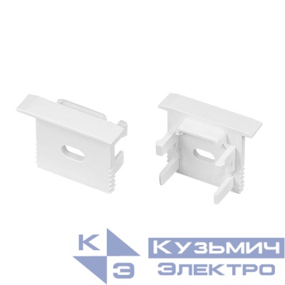 Заглушка SL-MINI-15-F WHITE с отверстием пластик (комплект) Arlight 049459
