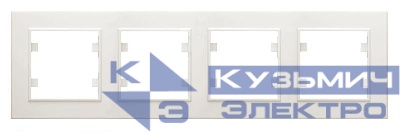 Рамка 4-м Karea горизонт. крем. Makel 56010704