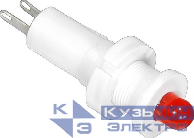 Лампа светодиодная СКЛ-17.3А-К-2-36 выводы жесткие под пайку 36В 50Гц/пост. диаметр посадочного отверстия 8мм УХЛ2.1 красн. Реле и Автоматика A8021-80065321