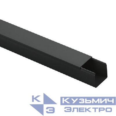 Кабель-канал 25х25 L2000 черн. KK-B-25-25 Эра Б0061741