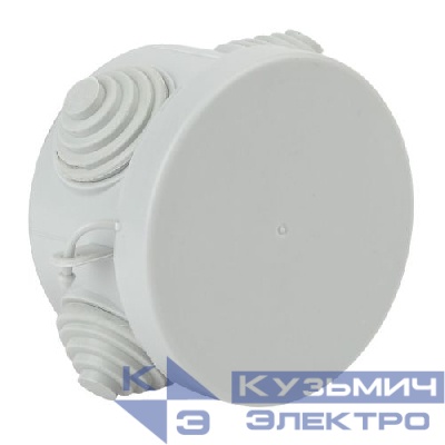 Коробка распаячная ОП КОР 65х40мм с гермовводами 4 входа IP54 Эра Б0037446