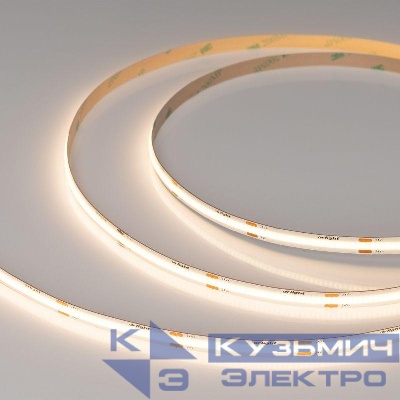 Лента светодиодная COB-X480-8mm 24V Warm 3000К 8Вт/м IP20 CSP (уп.5м) Arlight 039059