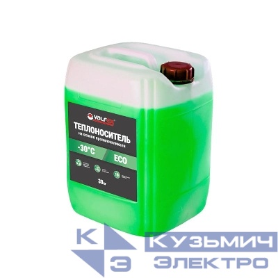 Теплоноситель ECO -30 (на основе пропиленгликоля) 10кг (60шт пал.) HS VALFEX VF.TZ.30010/VF.TZ.30010.HS