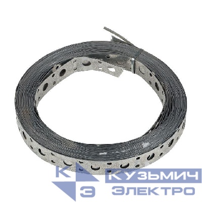 Лента монтажная перфорированная 12х0.55мм прямая (уп.25м) EKF lpm12x0.55