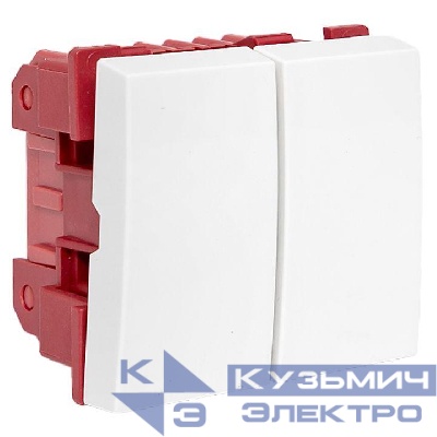 Выключатель 2-кл. 10А без индикатора EKF E2MV10-023-10